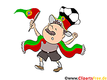 Portugal Fussballfan Clipart Fussball