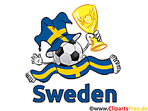 Clip Art Football Schweden World and Europe Cup