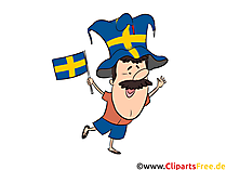 Fussball Euro Schweden Bild, Clipart, Grafik