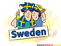 Schweden Cliparts zu Fussball EM und WM