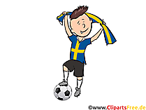 Sweden Clip Art Image Football free