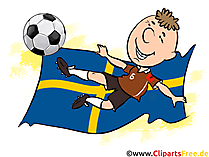 Sweden Football Clipart free