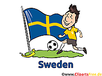 Sweden Soccer Clip Art free