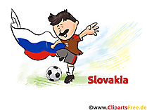 Slovakia Football Clipart free