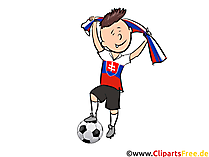 Slovakia Soccer Clip Art free