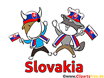 Slovakische Fussballfans Fussball EM und WM Bilder