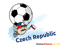 Fussball Euro Tschechien Bild, Clipart, Grafik
