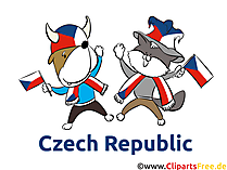 Tschechische Fussballfans Fussball EM und WM Bilder