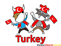 Türkei Fussball Bilder-Cliparts