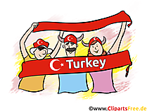 Türkische Fussballfans Bilder gratis