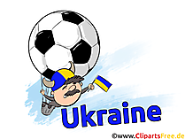 Fussball Cliparts Ukraine gratis