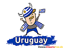 Uruguay Sportfan Bild