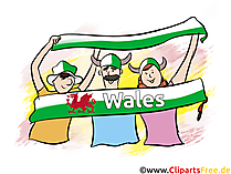 Sportfans Wales Bilder kostenlos
