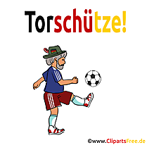 Fussball Training Clipart-Bild