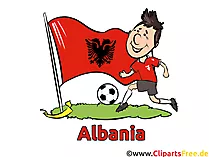 Fussball Weltmeisterschaft  Bilder Albanien