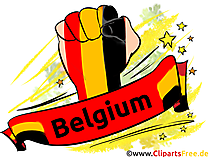 Faust Fussball EM und WM Clipart-Illustration