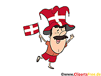 Dänemark Unabhängigkeit Bild, Clipart
