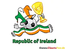 Fussball EM Pokal Irland Bilder-Cliparts