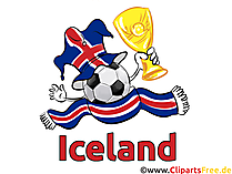 EM und WM Fussball Bilder Island