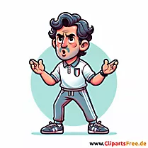 Italienischer Fußballtrainer Clipart - kostenlose Fußballbilder