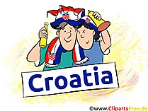 Kroatien Fussball Clipart-Bilder kostenlos
