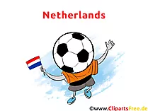 Fussball-Maskottchen Niderlande