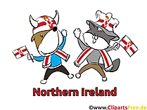 Nordirland Sport Fans Clipart Pic