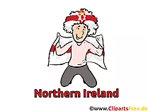 Sport-Fan Nordireland Clipart