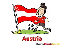 Austria Soccer Clipart Image