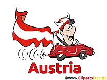 Sport-Fans Österreich Cliparts