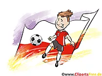 Poland EURO Clipart Image free