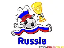 Russia Soccer Clip Art Image free