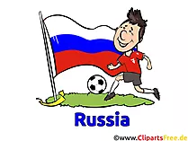 Russland Clipart Fussball kostenlos