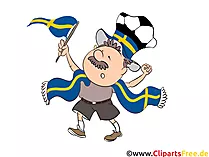 Sportzuschauer Fussball EM und WM Bild gratis