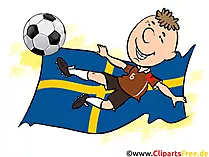 Sweden Football Clipart free