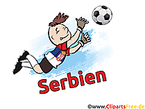 Fussballtorwart Clipart-Bild