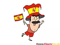 Fussball Euro Spanien Bild, Clipart, Grafik