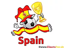 Spain Clip Art Image Football free