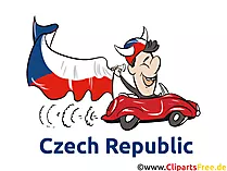 Tschechien Clipart-Grafik zum Thema Fussball EM und WM