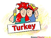 Sport fans Turkey image, clipart