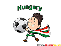 Ungarischer Fussballfan Clipart Fussball