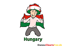 Ungarischer Fussballfan Clipart Fussball kostenlos