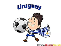 Cartoon Fussballer