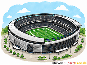 Football Stadium in East Rutherford, New Jersey, USA