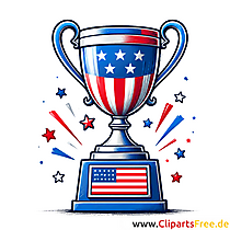 Sport Pokal, Trophäe Clip Art