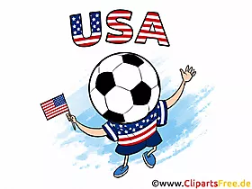 USA Fussball-Weltmeisterschaft Clipart kostenlos