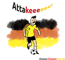 Fußballer Clipart - Deutsche Elf Fußballer Clipart - Deutsche Elf