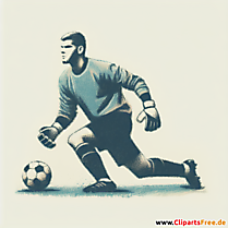 Fussballtorwart Clipart - Bilder zum Thema Fußball