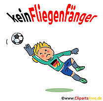 Fussballtorwart Clipart, Bild, Grafik