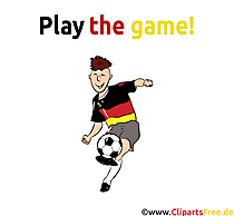 Fussballtrick Bild-Clipart - Fußball Bilder zum Ausdrucken